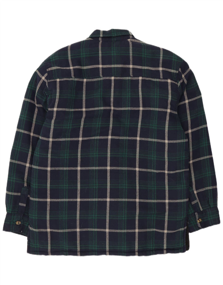 Champion Totnes Herren-Lumberjack-Flanellhemd, groß, marineblau kariert