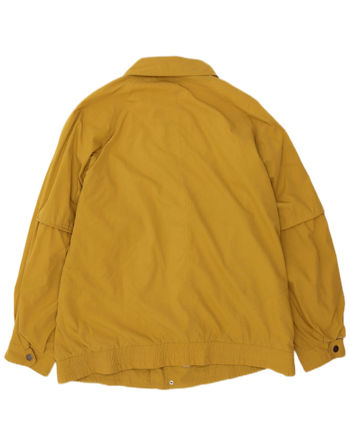 Vintage Herren Utility Jacke IT 56 3XL Gelbe Baumwolle