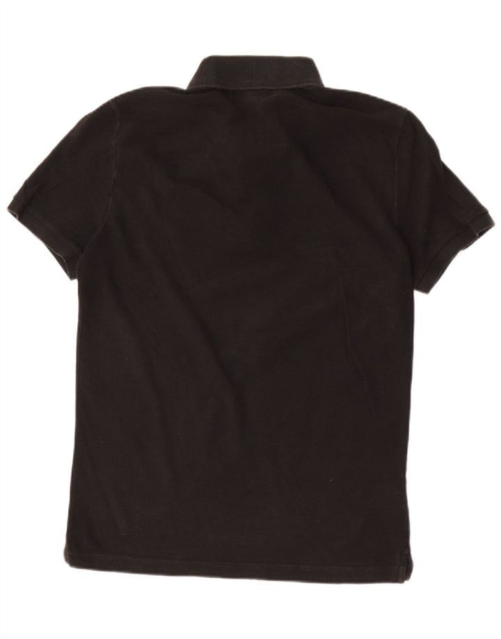Lacoste Herren-Poloshirt mit schmaler Passform, Größe 4, mittelschwarz, Baumwolle