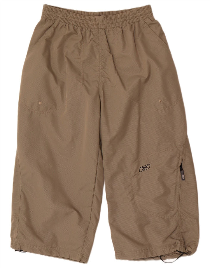 Reebok Herren Capri-Trainingshose, klein, Khaki, Nylon