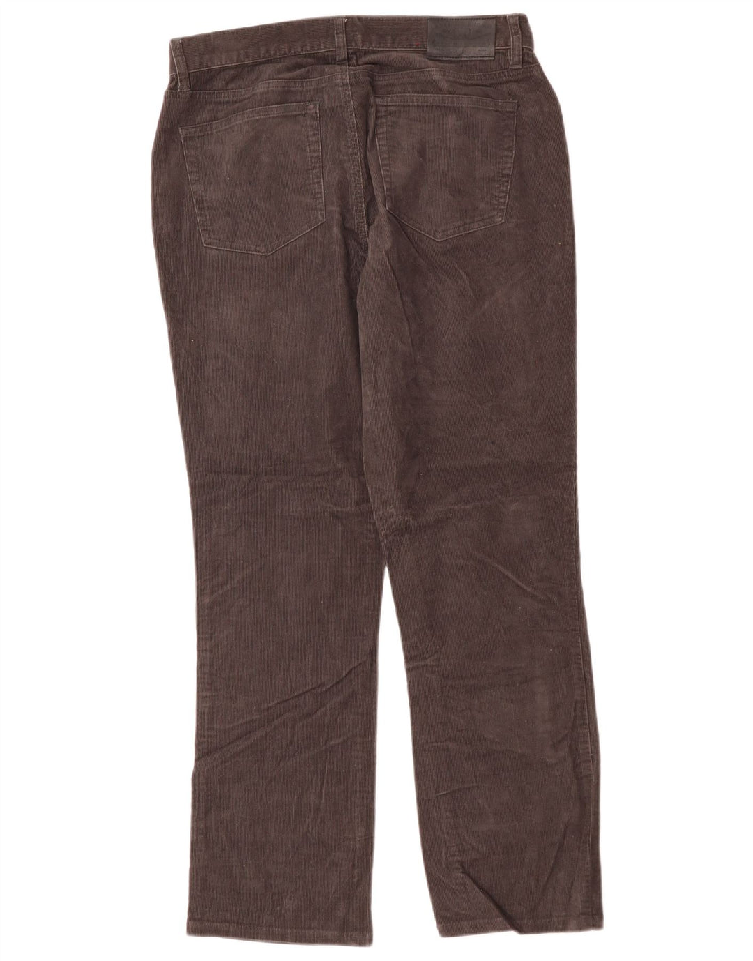 RALPH LAUREN Damen gerade Cordhose US 8 Medium W30 L28 Grau