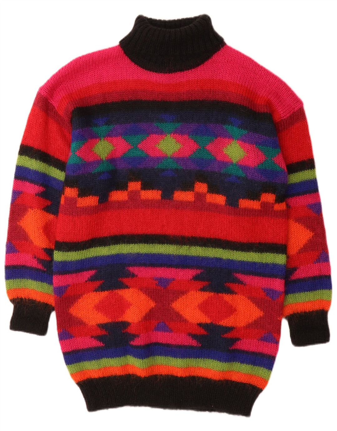 BHS Rollkragenpullover für Damen, Gr. 10/12, mittelmehrfarbig