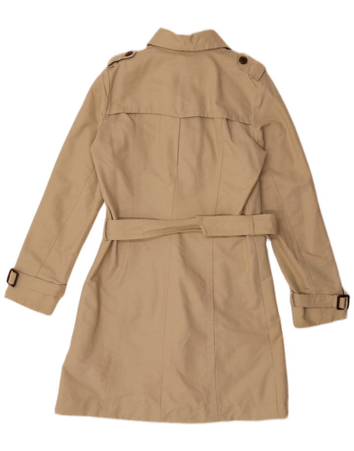Zara Damen Trenchcoat UK 14 Mittelbeige Baumwolle