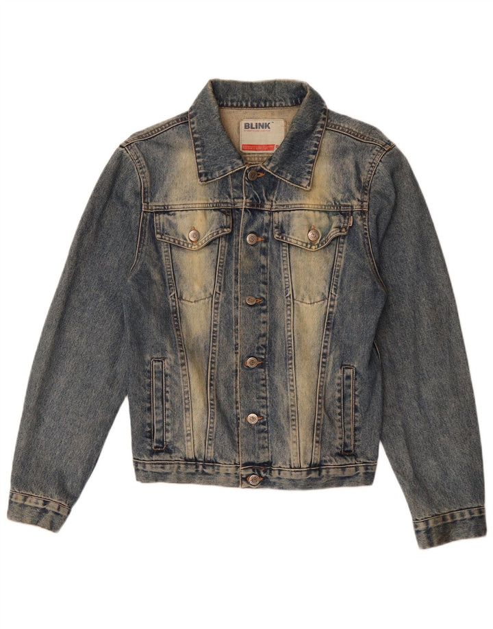 Blink Herren Jeansjacke UK 36 Small Blau Baumwolle