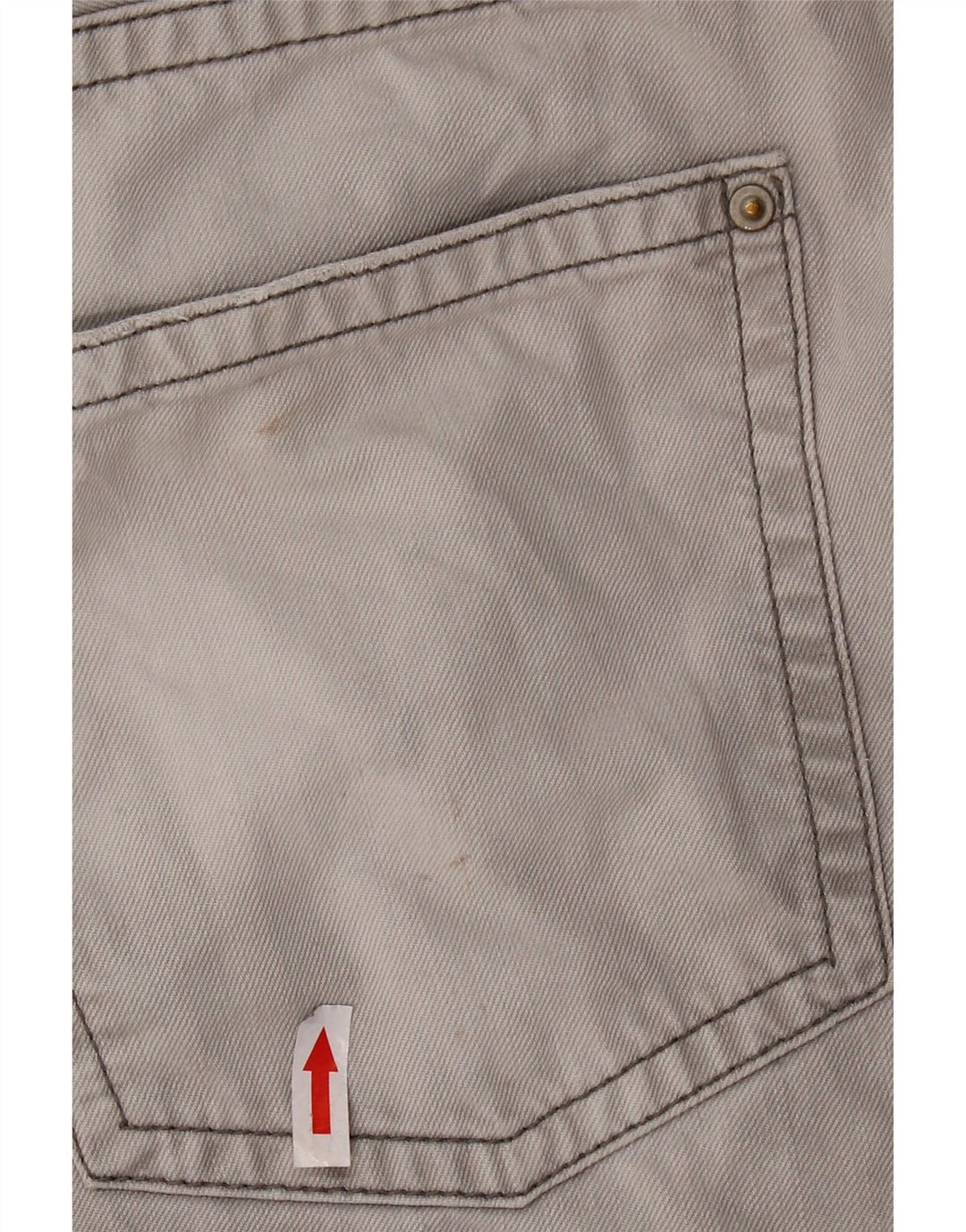 CARHARTT Herren Slim Jeans W36 L34 Graue Baumwolle