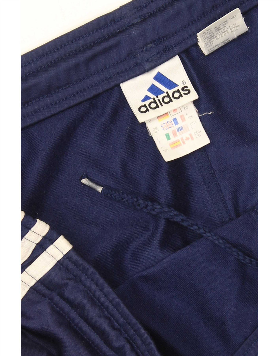 Adidas Herren-Trainingshose, groß, marineblau, Polyester