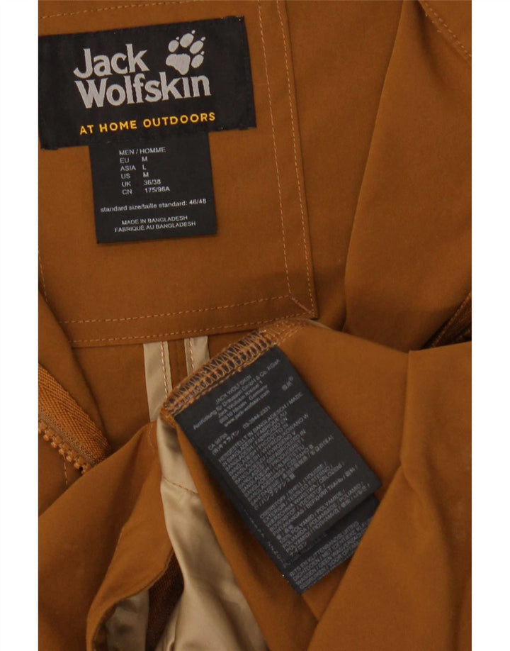 Jack Wolfskin Herren-Windbreakerjacke mit Kapuze, UK 36/38, Mittelbraun