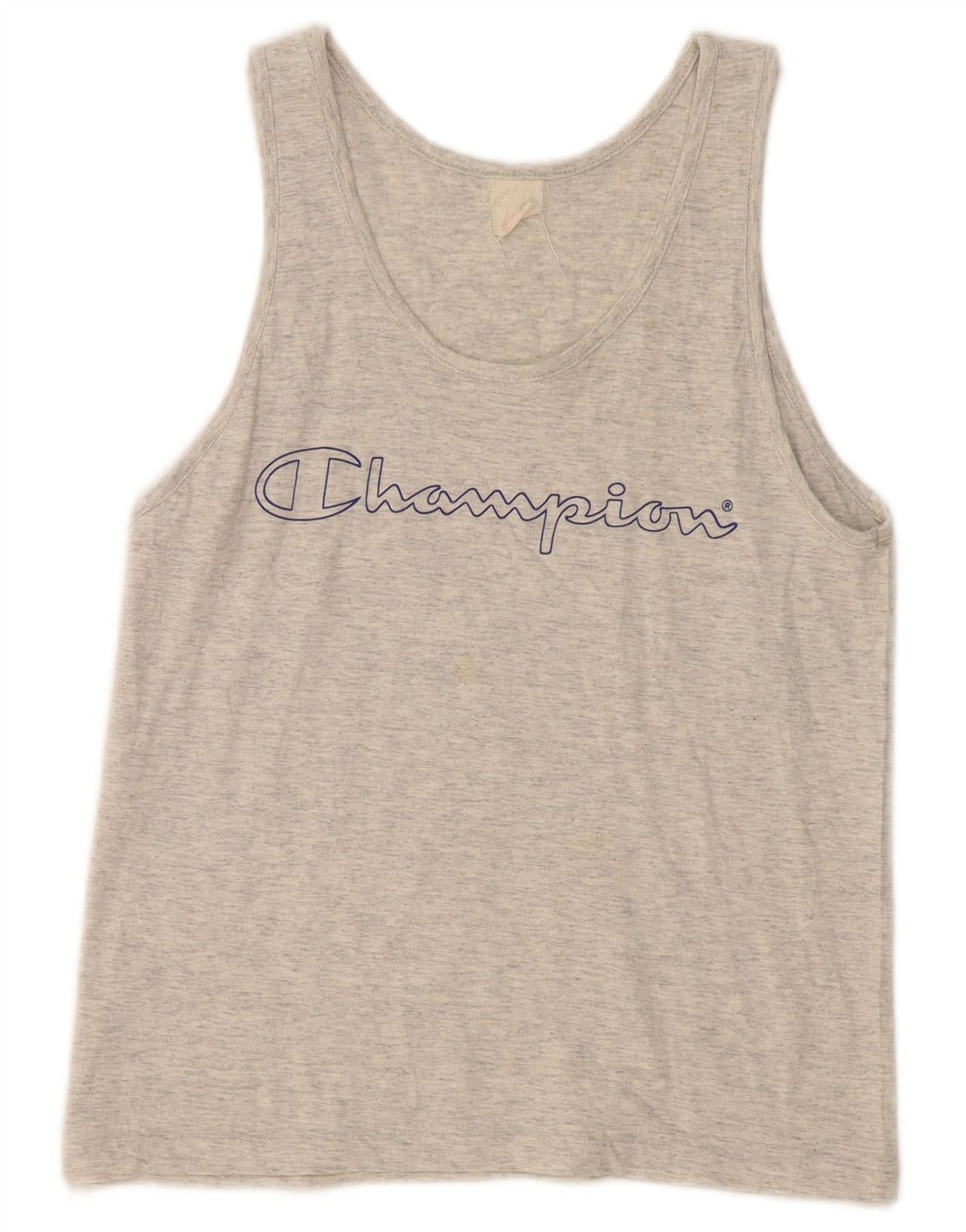 Champion Damen Grafik-Trägershirt UK 12 Mittelgrau