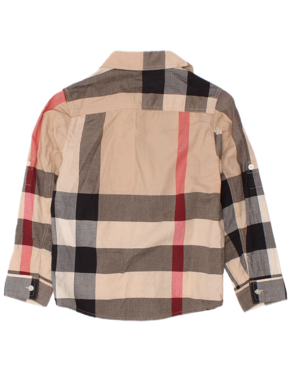 Burberry-Hemd für Jungen, 5–6 Jahre, mehrfarbig, kariert, Baumwolle