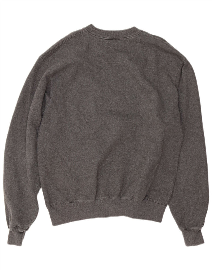 Champion Herren-Sweatshirt-Pullover aus mittelgrauer Baumwolle