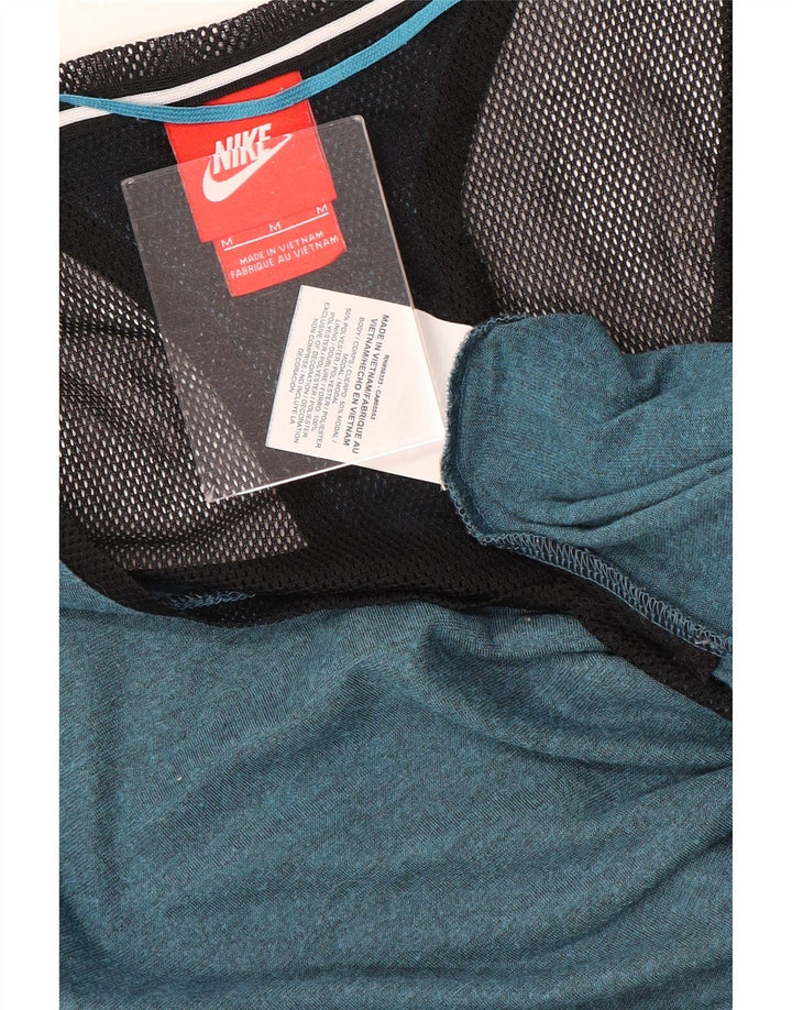 Nike Damen-Oberteil in Übergröße, UK 14, Mittelblau, Farbblock-Modal