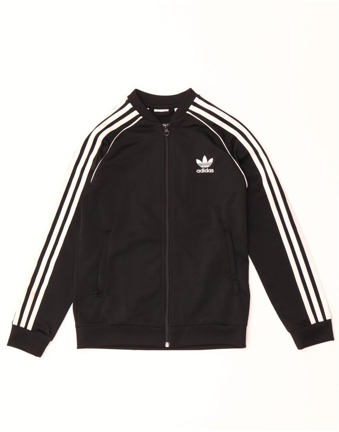 Adidas Mädchen Trainingsanzug Top Jacke 10-11 Jahre Schwarz