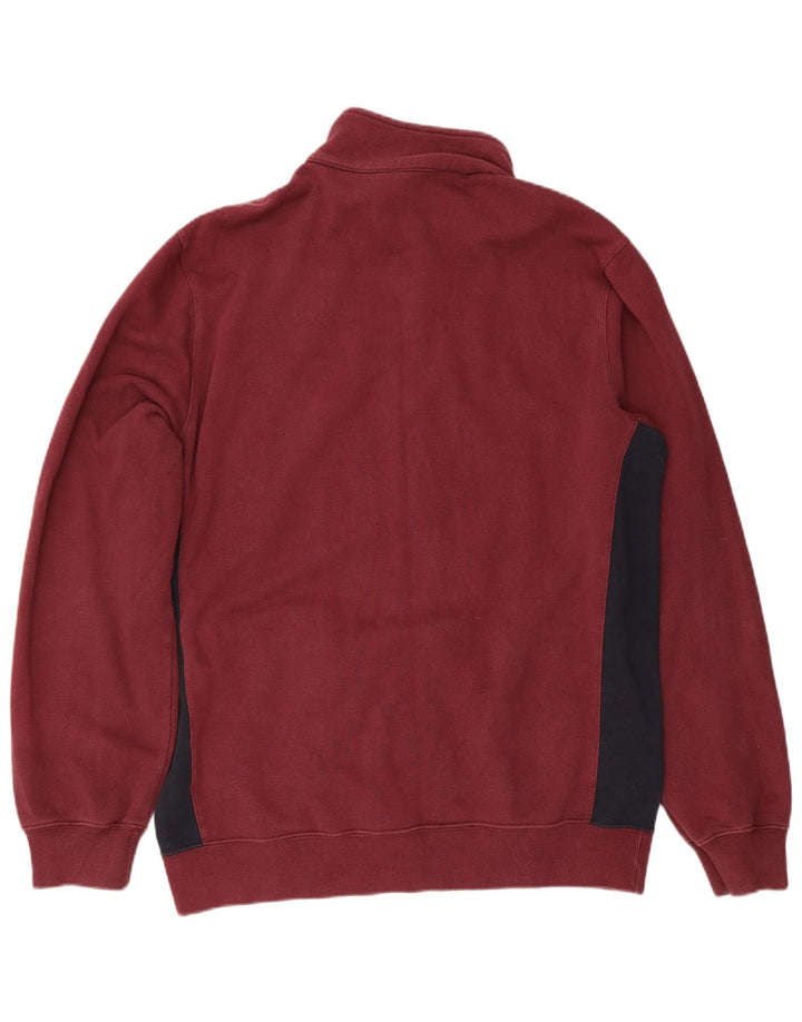 CHAMPION Herren-Trainingsanzug-Oberteil, Jacke, 2XL, Kastanienbraun, Colourblock-Baumwolle