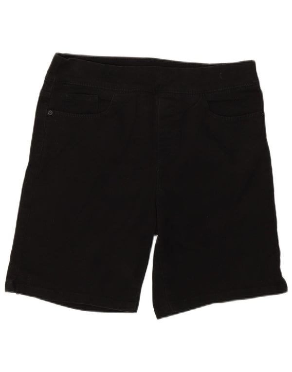 Dkny Damen-Jeansshorts, mittelgroß, W30, schwarze Baumwolle