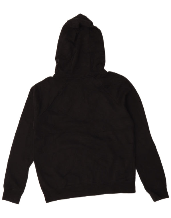 Nike Damen-Pullover mit Kapuze, übergroß, mit Reißverschluss, UK 10, Größe S, Schwarz, Baumwolle