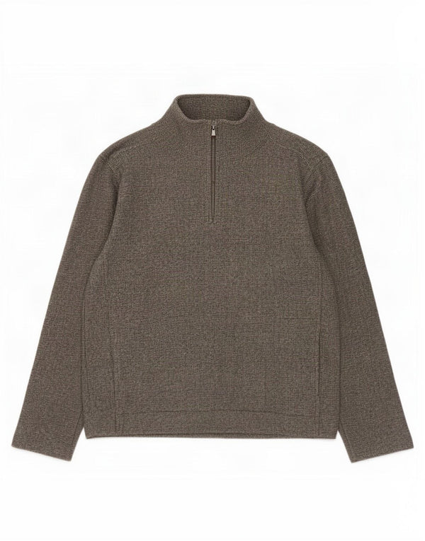 Marks & Spencer Mens Loose Fit Sweatshirt Jumper Small Grey Flecked