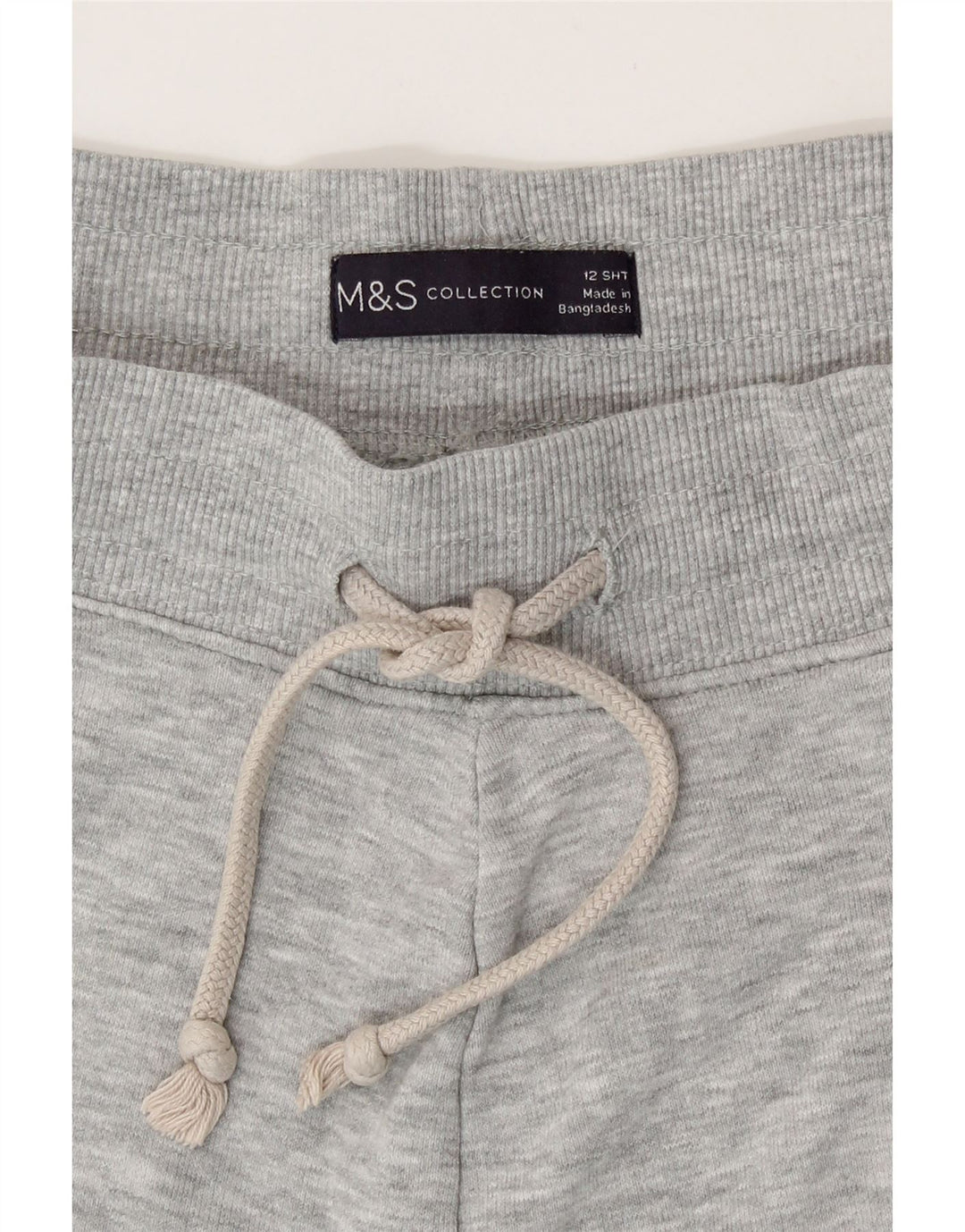 Marks & Spencer Damen-Trainingshose, Jogginghose, UK 12, mittelgraue Baumwolle