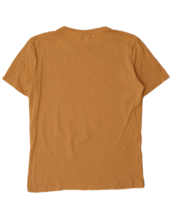 Puma Herren Grafik-T-Shirt-Oberteil Mittelgelb