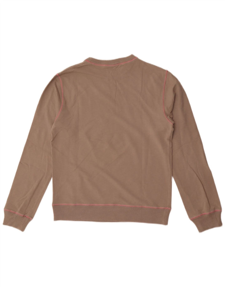 Richmond Herren-Sweatshirt mit Grafik, groß, braune Baumwolle