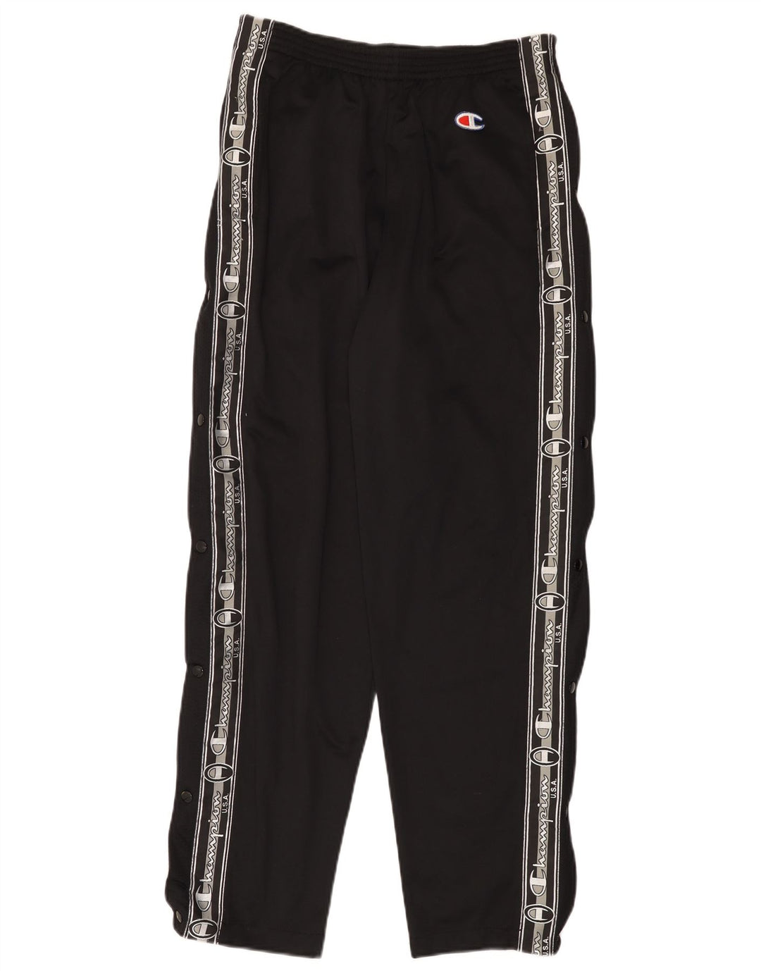 Champion Herren-Trainingshose mit Grafik, Größe S, Schwarz, Polyester