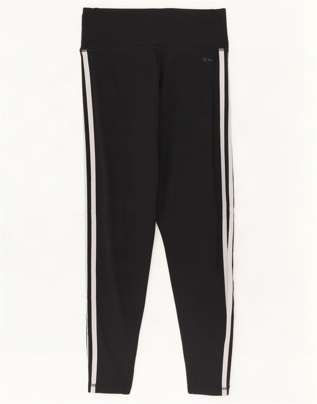 Adidas Damen Tight Fit Crop Leggings UK 12/14 Medium Schwarz Polyester