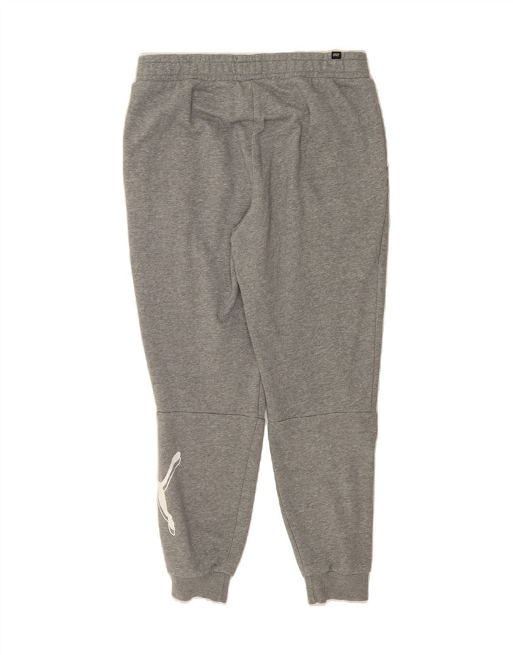 PUMA Mens Graphic Tracksuit Trousers Joggers Large  Grey Vintage Puma and Second-Hand Puma from Messina Hembry 