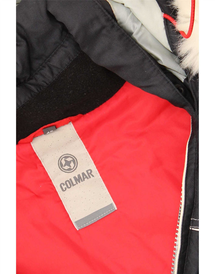 Colmar Herren-Skijacke mit Kapuze, IT 46, Größe S, Schwarz, Farbblock