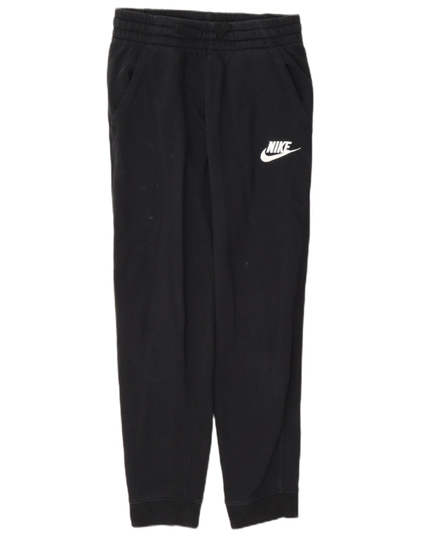 Nike Jungen-Trainingshose, Jogginghose, 12–13 Jahre, Größe L, Schwarz, Baumwolle