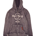 Hard Rock Cafe Herren Rome Graphic Kapuzenpullover mit Reißverschluss, Mittelgrau meliert