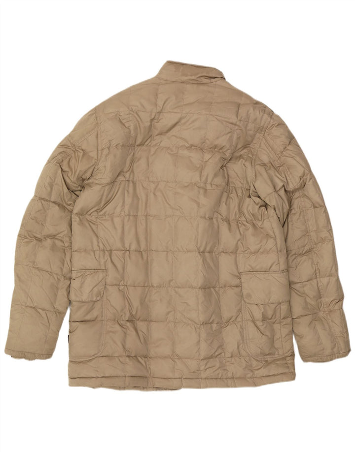 Sergio Tacchini Herren Wattierte Jacke UK 42 XL Beige