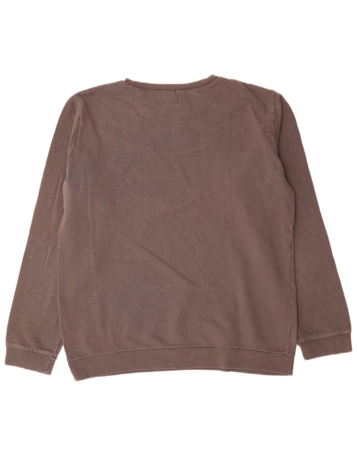 Diesel Herren-Sweatshirt mit Grafik, Größe S, Grau, Farbblock