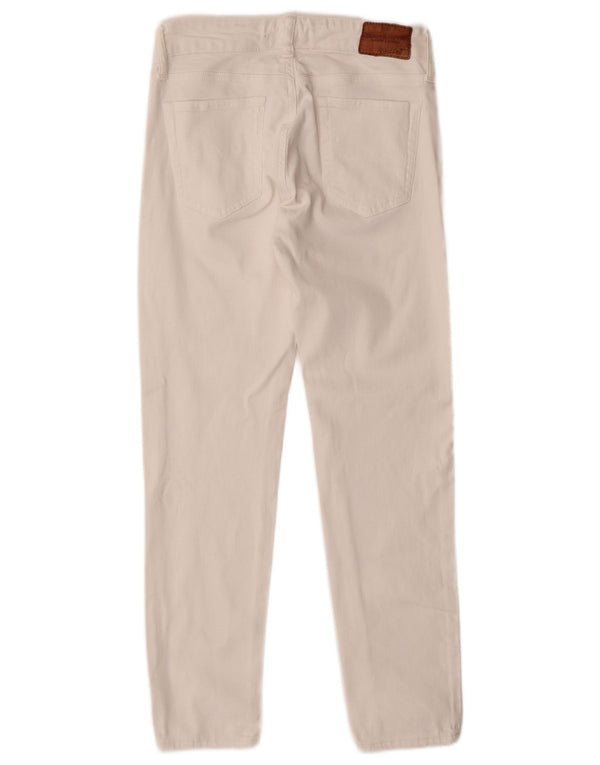 Ralph Lauren Slim-Jeans für Damen, W25, L25, weiße Baumwolle