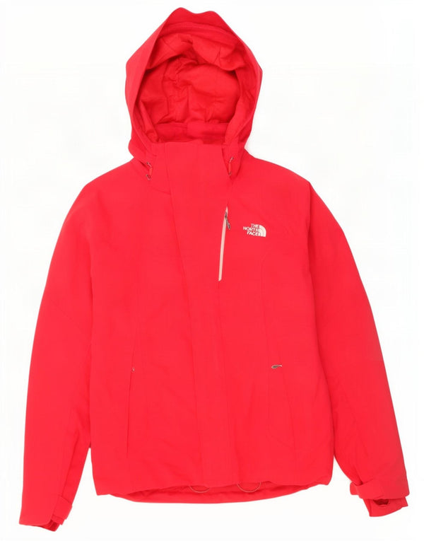 The North Face Damen-Regenjacke mit Kapuze, UK 14, mittelrotes Nylon