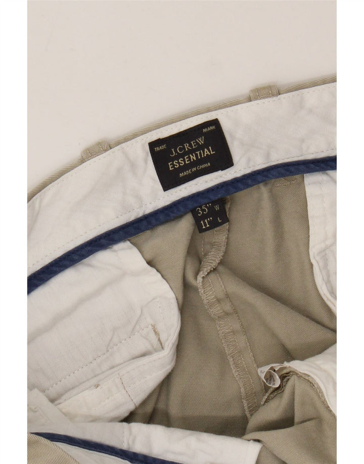 J. CREW Herren Chino-Shorts W35 Large Beige Baumwolle