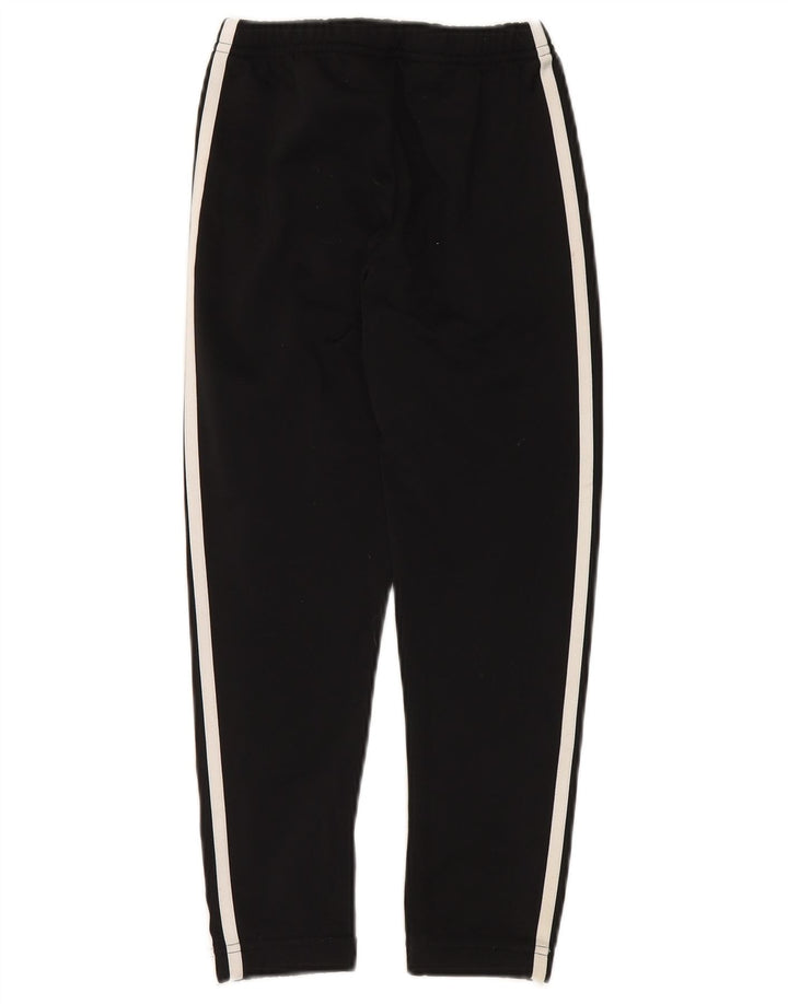 ADIDAS Girls Tracksuit Trousers 6-7 Years  Black Polyester