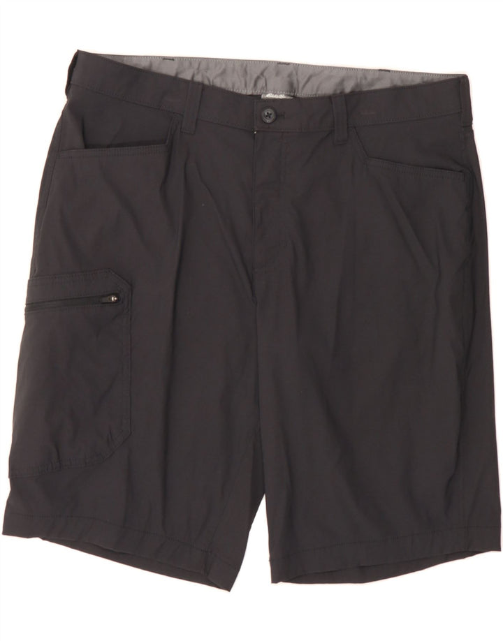 EDDIE BAUER Mens Cargo Shorts W36 Large Black Nylon Vintage Eddie Bauer and Second-Hand Eddie Bauer from Messina Hembry 