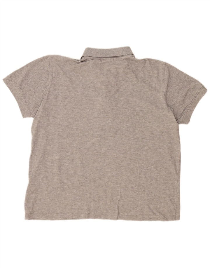 Kappa Herren Poloshirt 2XL Grau Baumwolle