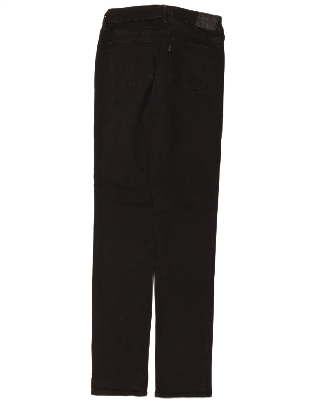 Levi's Damen 710 Slim Jeans W30 L34 Schwarze Baumwolle