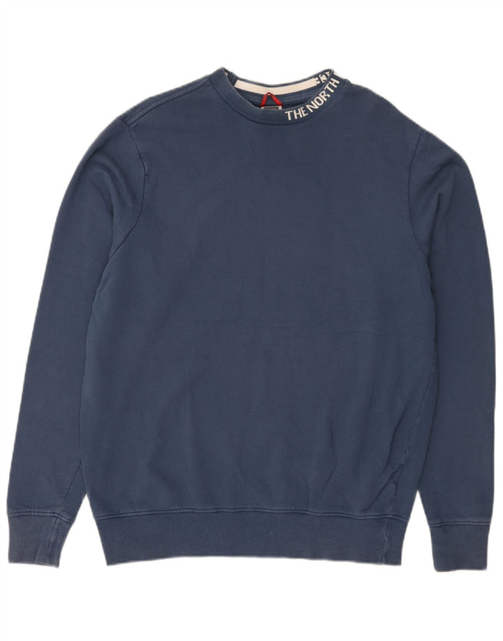 The North Face Herren-Sweatshirt mit Grafik, Größe S, marineblau, Baumwolle