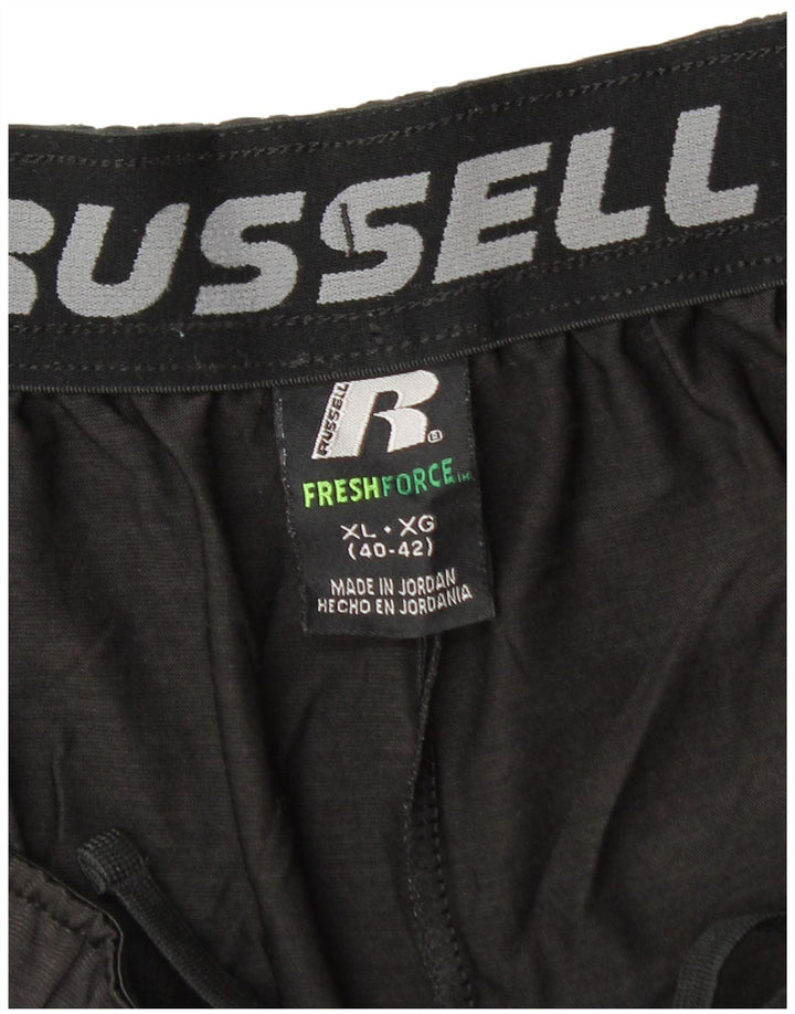 RUSSELL ATHLETIC Herren Dri-Power Sport Shorts XL Schwarz Polyester