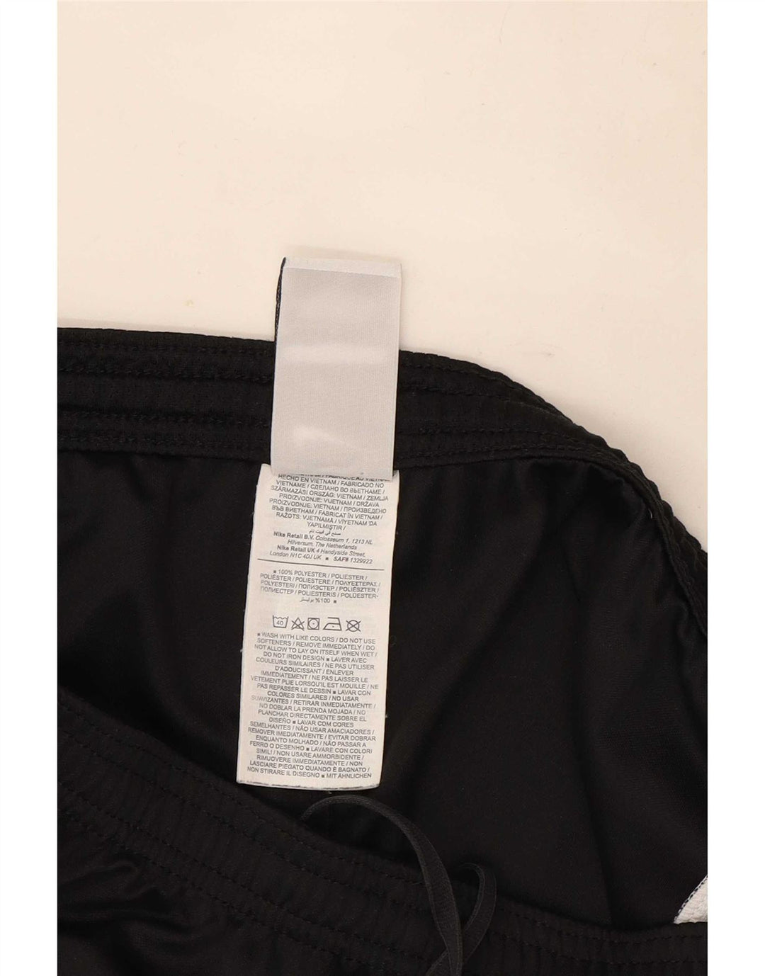 Nike Herren Dri Fit Slim Fit Sportshorts Mittelschwarzes Colourblock-Polyester