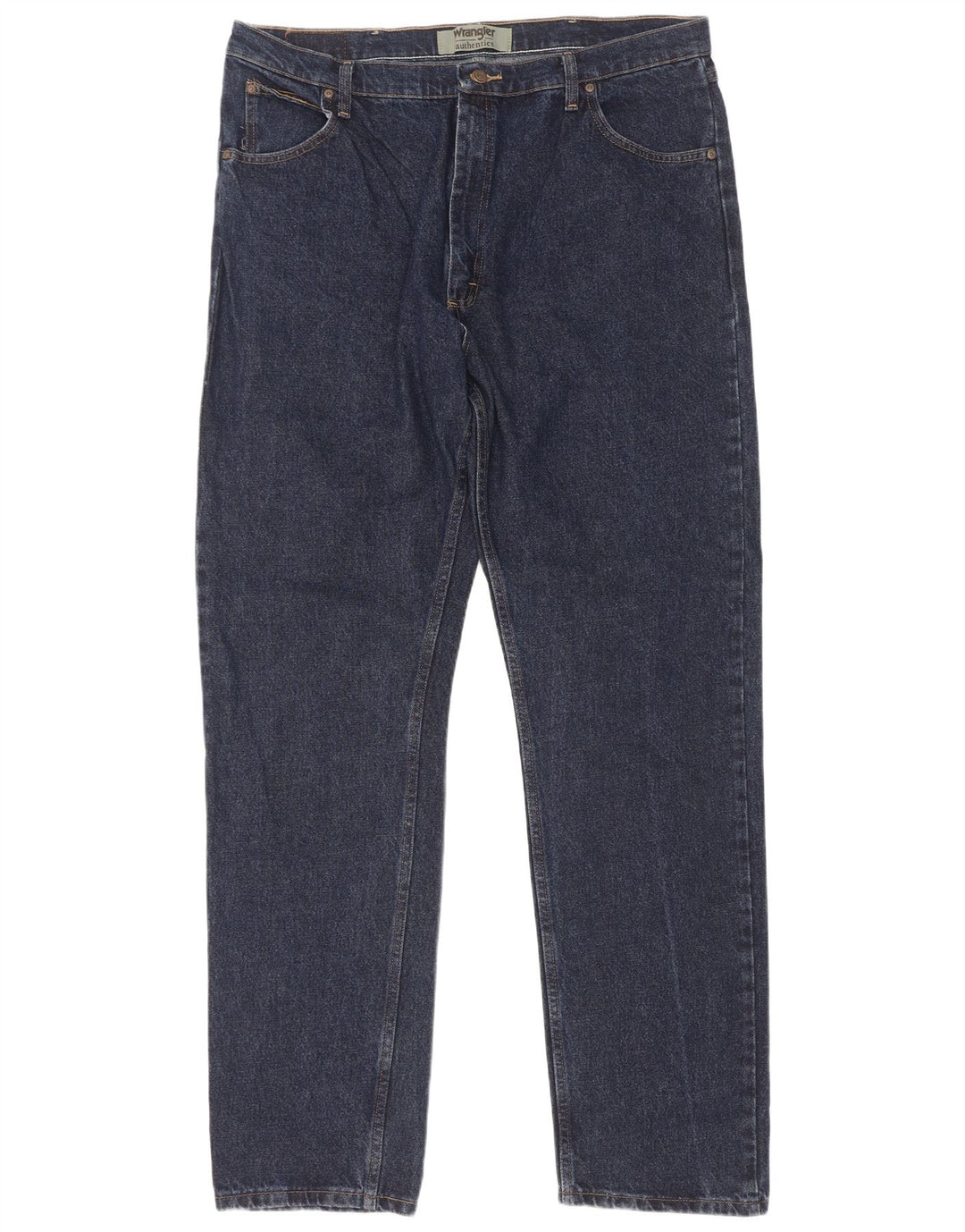 Wrangler Herren Straight Jeans W40 L36 Marineblaue Baumwolle