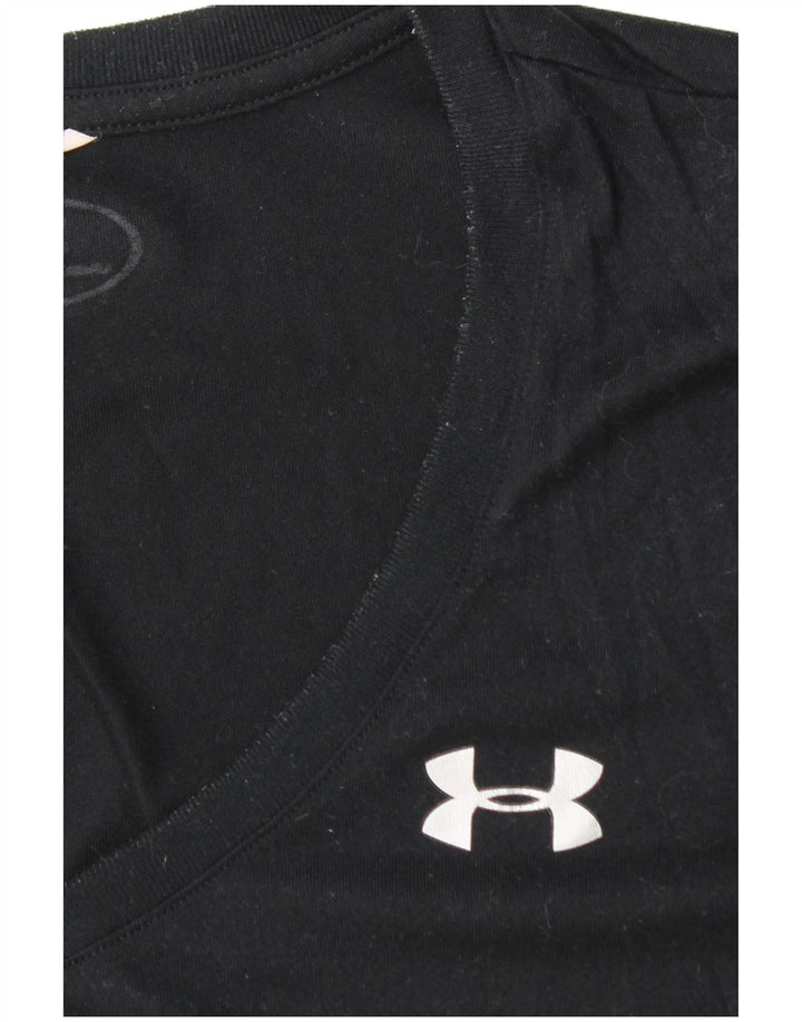 Under Armour Damen T-Shirt Top UK 8 Small Schwarz