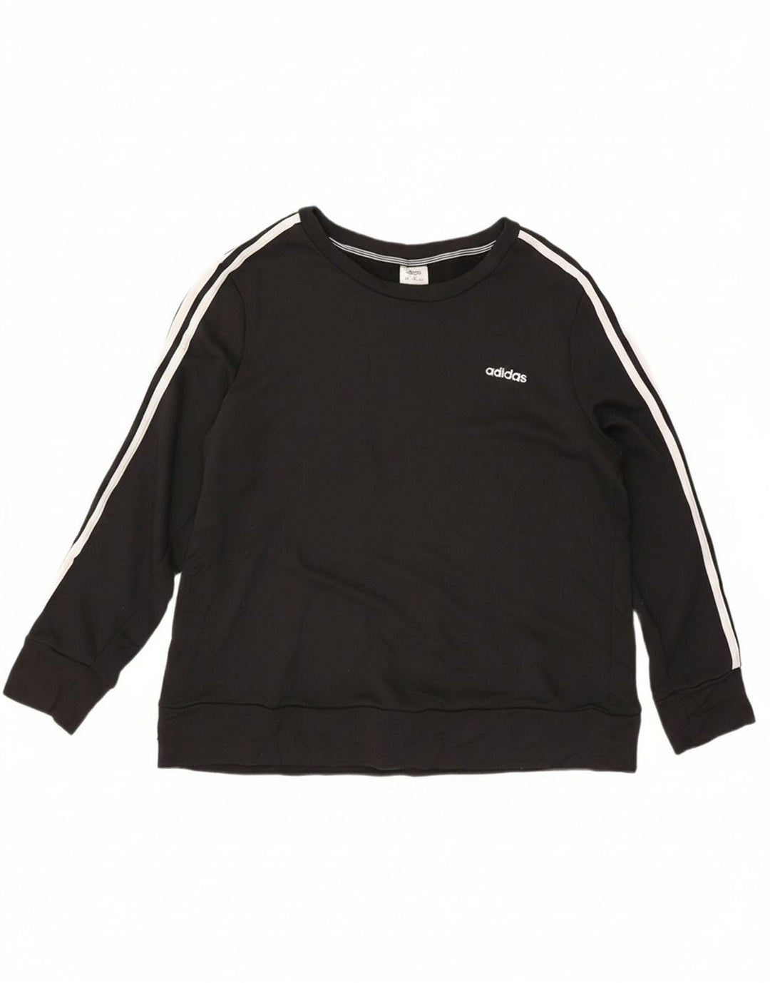 Adidas Damen Climalite Sweatshirt Pullover UK 20/22 XL Schwarz Polyester
