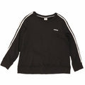 Adidas Damen Climalite Sweatshirt Pullover UK 20/22 XL Schwarz Polyester