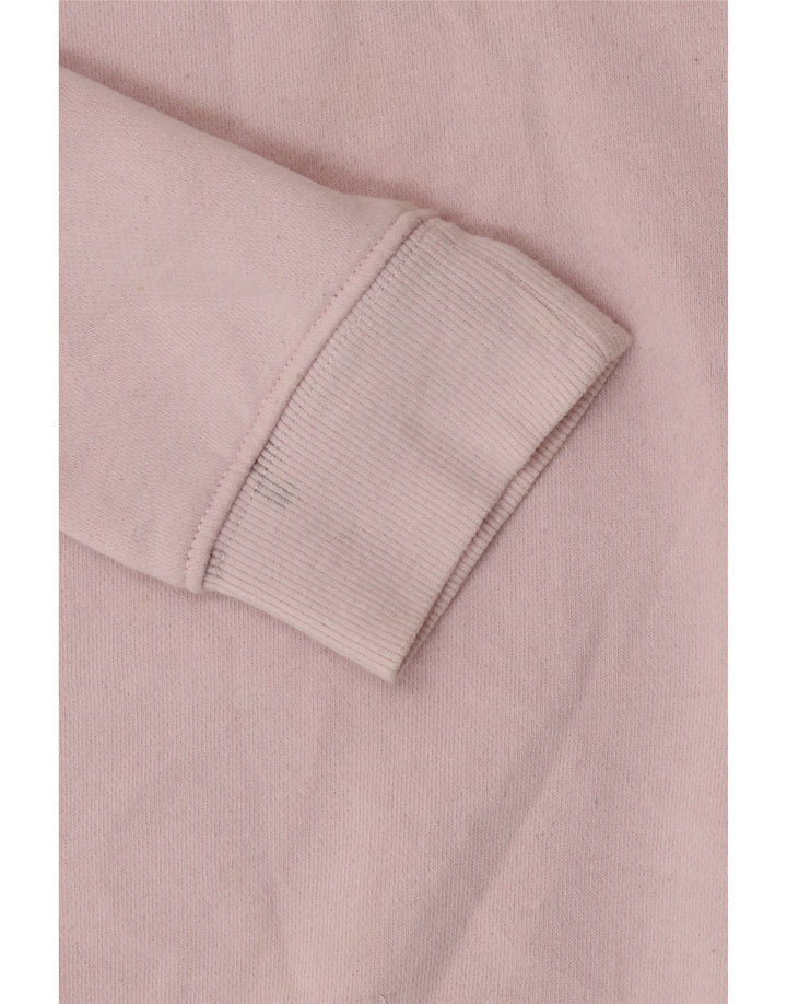 Volcom Damen Grafik-Sweatshirt-Pullover US 8 Mittelrosa Baumwolle