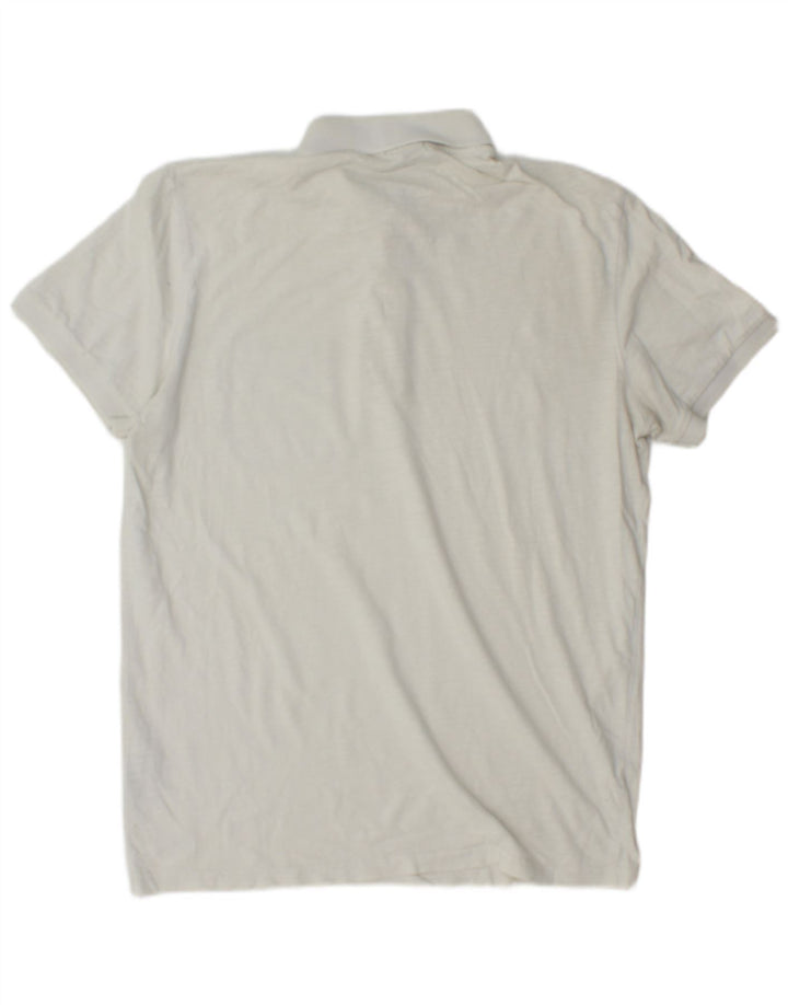 Jack & Jones Herren-Poloshirt, Größe S, weiße Baumwolle