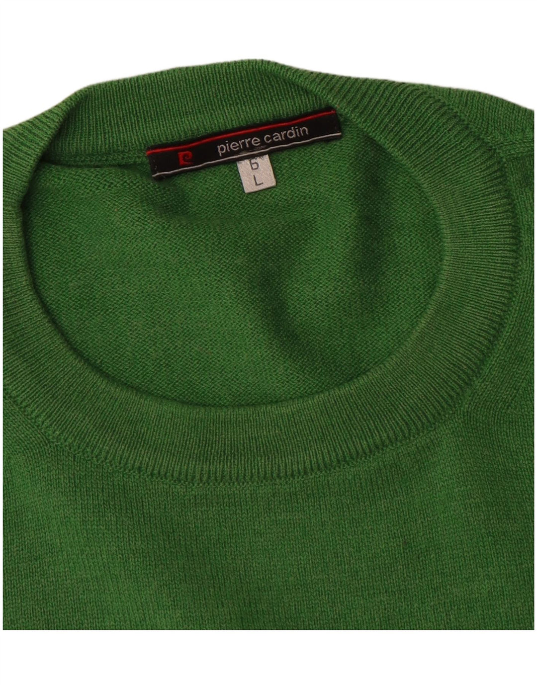 Pierre Cardin Herren-Pullover mit Rundhalsausschnitt, Größe L, Grün