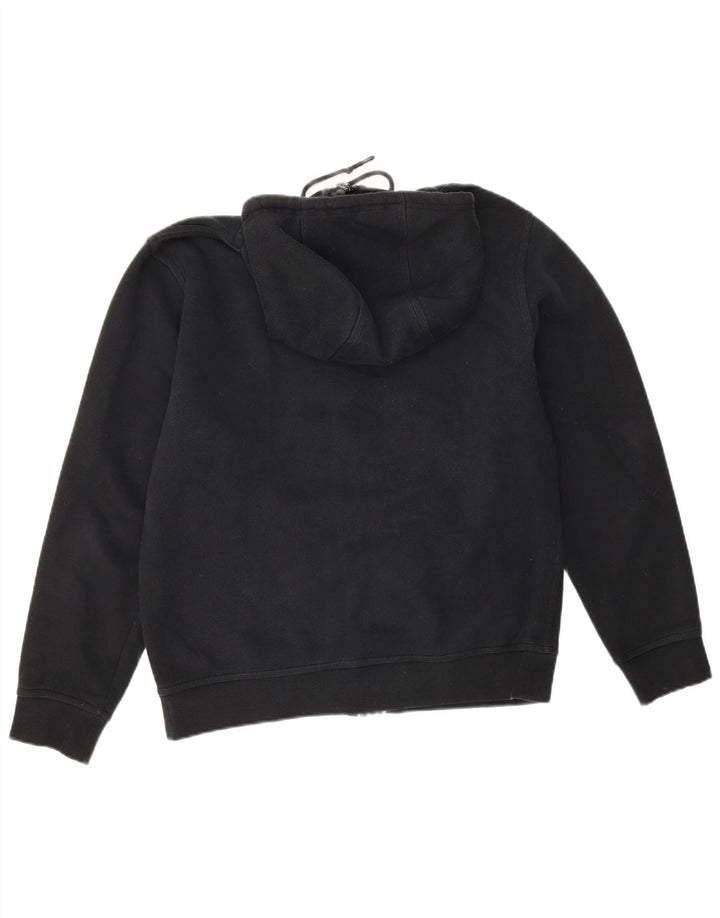 Nike Herren-Kapuzenpullover mit Reißverschluss, mittelschwarz, Baumwolle