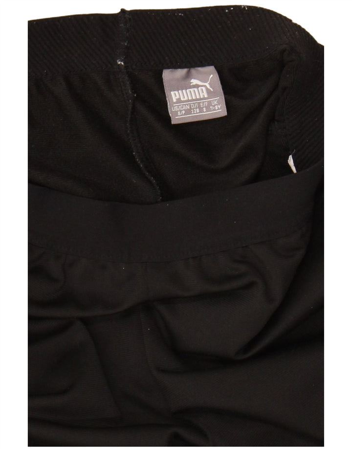 PUMA Boys Tracksuit Trousers 7-8 Years  Black